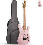 Guitarra Eléctrica Fesley, Cuello De Arce, Cuerpo Solido, 39".