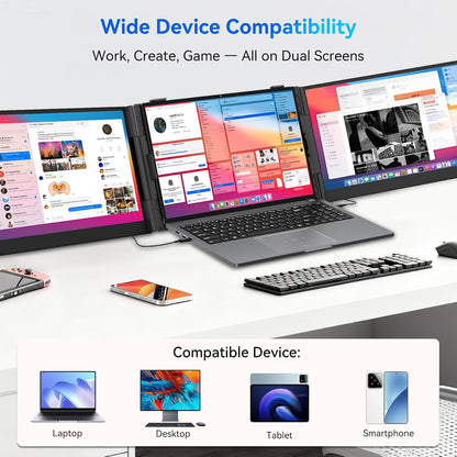 Blackview DCM6 Monitor Portátil Triple 14'' FHD IPS USB-C