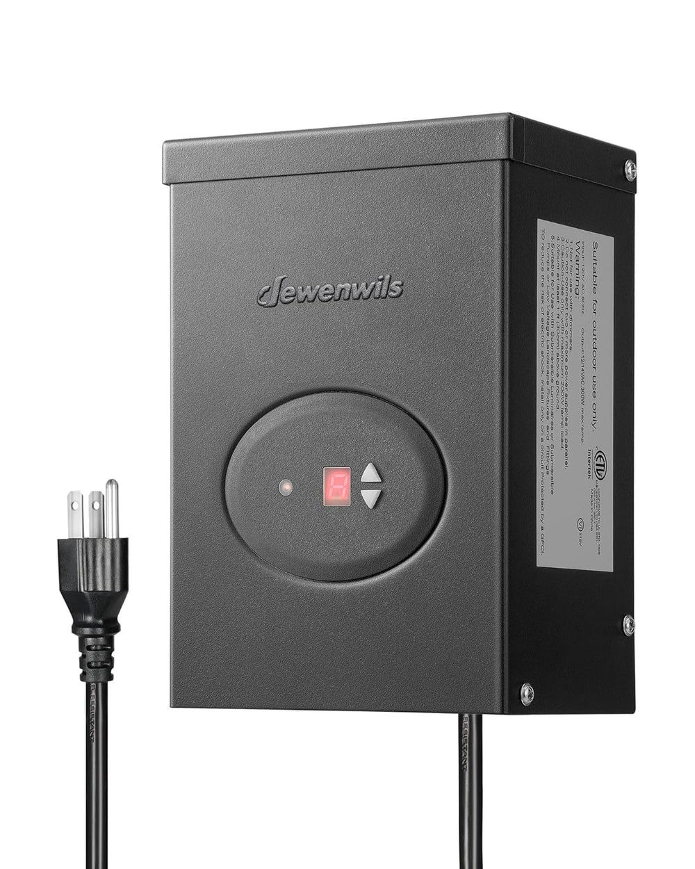 Transformador de paisaje, bajo voltaje de 300W, 120V a 12V.(USADO)