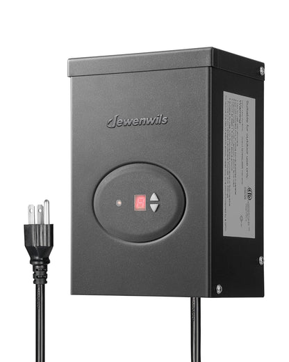 Transformador de paisaje, bajo voltaje de 300W, 120V a 12V.(USADO)