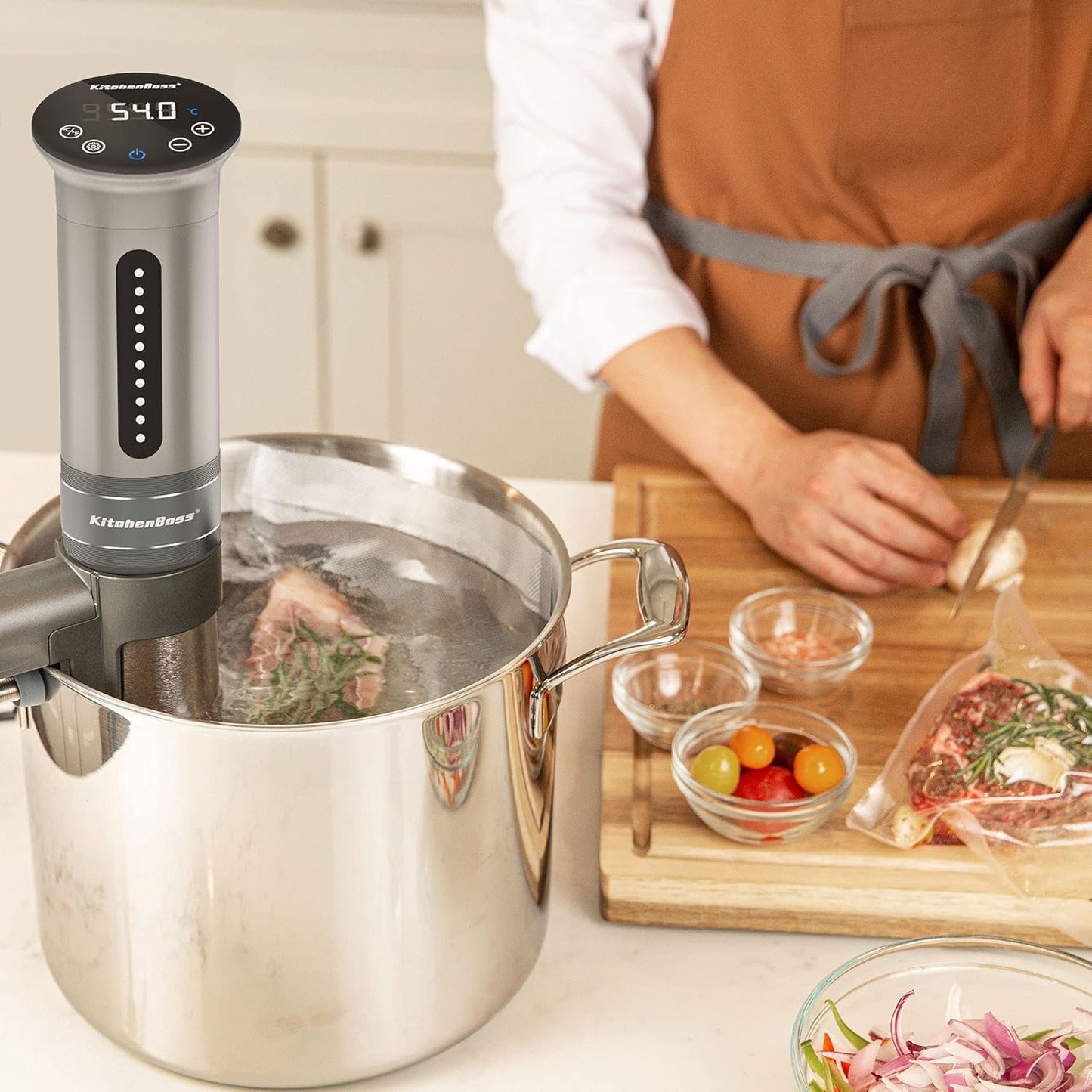 Sous Vide Roner Cocina con Baja Temperatura KitchenBoss . COCCION