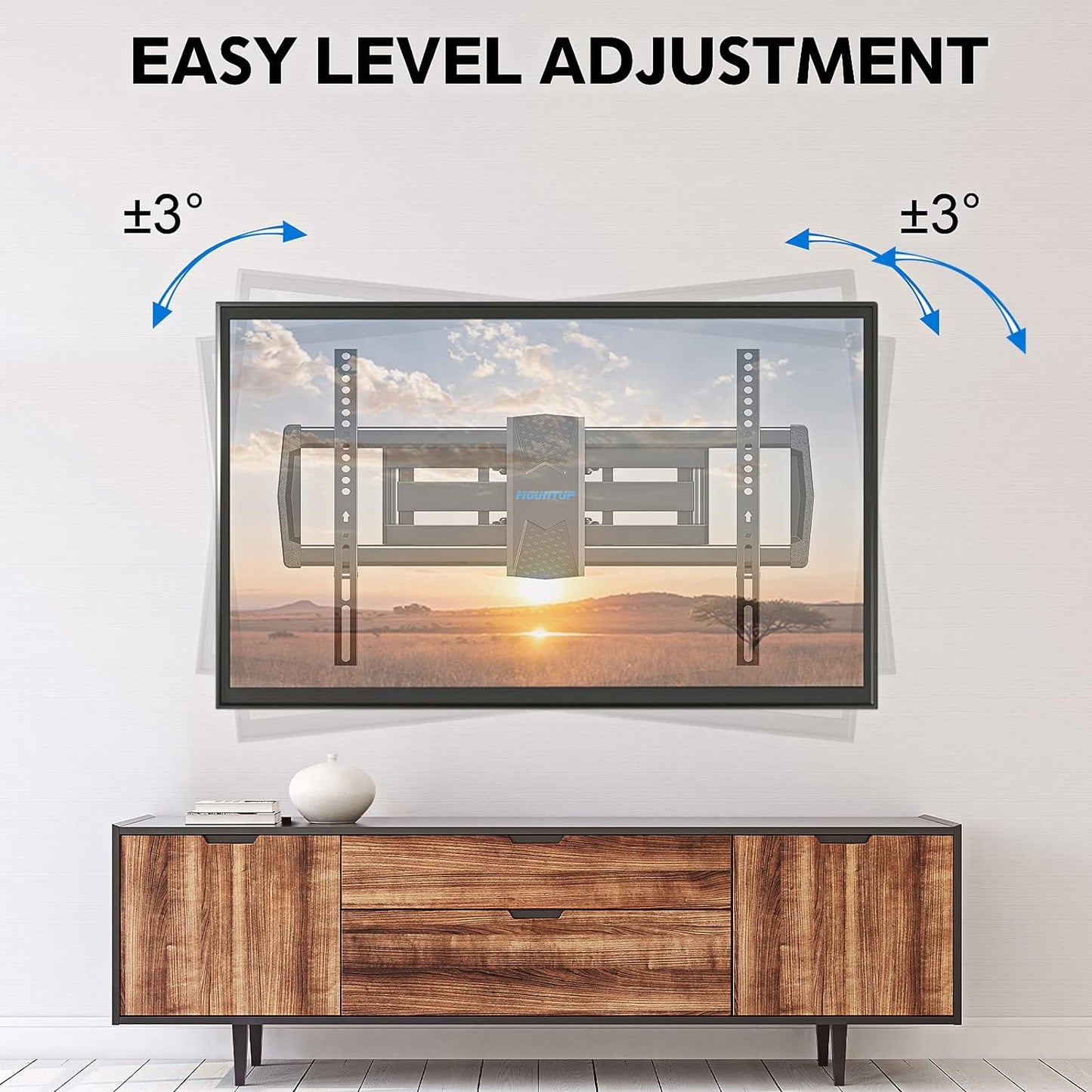 Soporte de pared para la mayoría de televisores de 42 a 82", MOUNTUP MU0028-24K