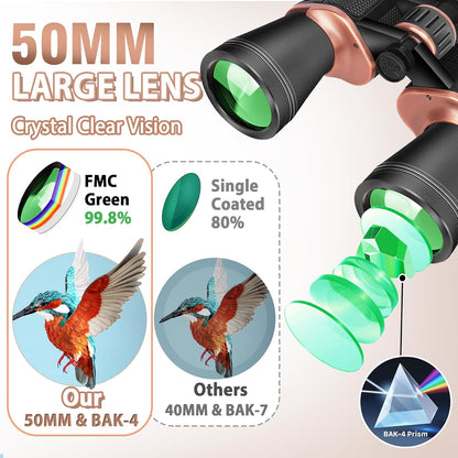 Binoculares Gaterda 22x50 Profesional Impermeables