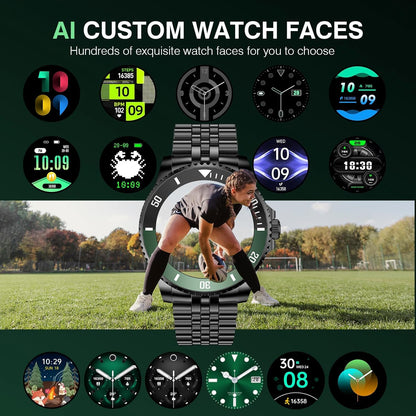 Reloj inteligente DA GPT 2025, impermeable, pantalla AMOLED de 1.19.