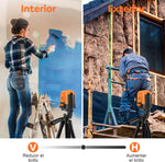 Nivel Láser Verde de 30m CHILEAD, Autonivelante con Carga USB para Construcción