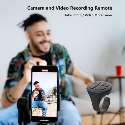 Anillo de desplazamiento para TikTok, control remoto de cámara Bluetooth.