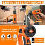 SEEKONE - Pistola de calor de 1800 W, con 900 °F y 1400 °F (400 ℃-600 ℃).