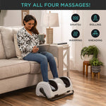 Masajeador de pies Shiatsu, BCP, amasamiento profundo (USADO) BLANCO