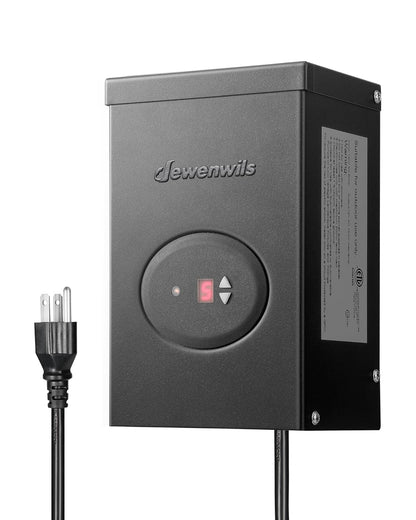 Transformador de paisaje de bajo voltaje, 120V AC a 12V AC.