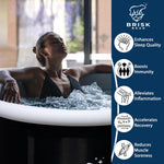 Bañera de hielo para atletas, recuperación Muscular, Brisk Bear XL.