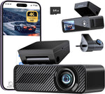 Dash Cam Pelsee P1 Duo 4K Delantera y Trasera WiFi (USADO)