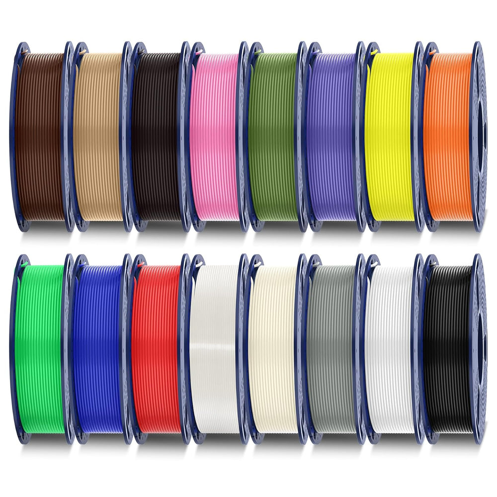 Filamento PLA+ SUNLU 16 Colores 1.75mm Kit 16 Carretes 250g