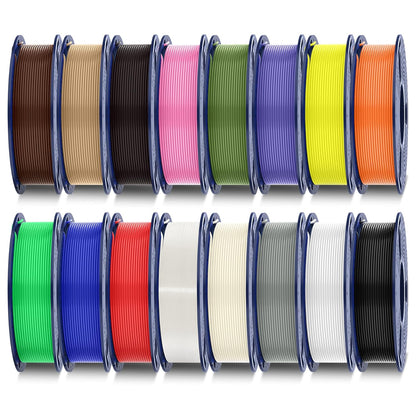 Filamento PLA+ SUNLU 16 Colores 1.75mm Kit 16 Carretes 250g
