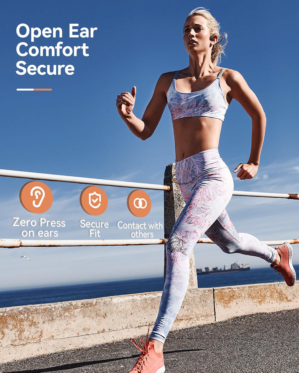 Demicea - Auriculares Deportivos De Oído Abierto Yistao