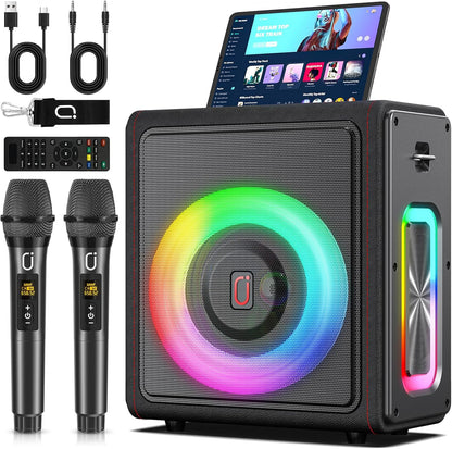 Máquina de karaoke, altavoz portátil Bluetooth 5.3.
