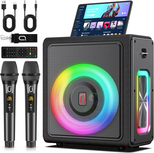 Máquina de karaoke, altavoz portátil Bluetooth 5.3.