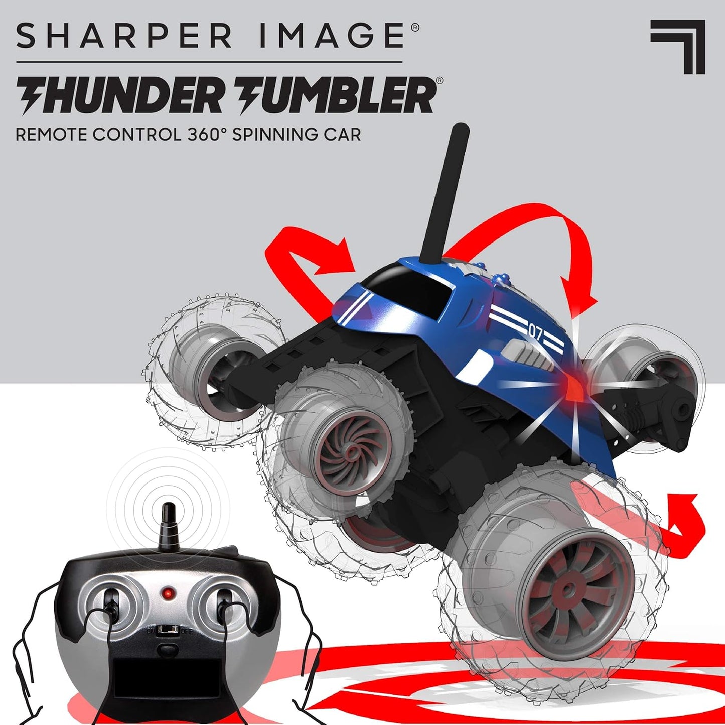 Thunder Tumbler Race Monster Truck,giro de 360 grados.