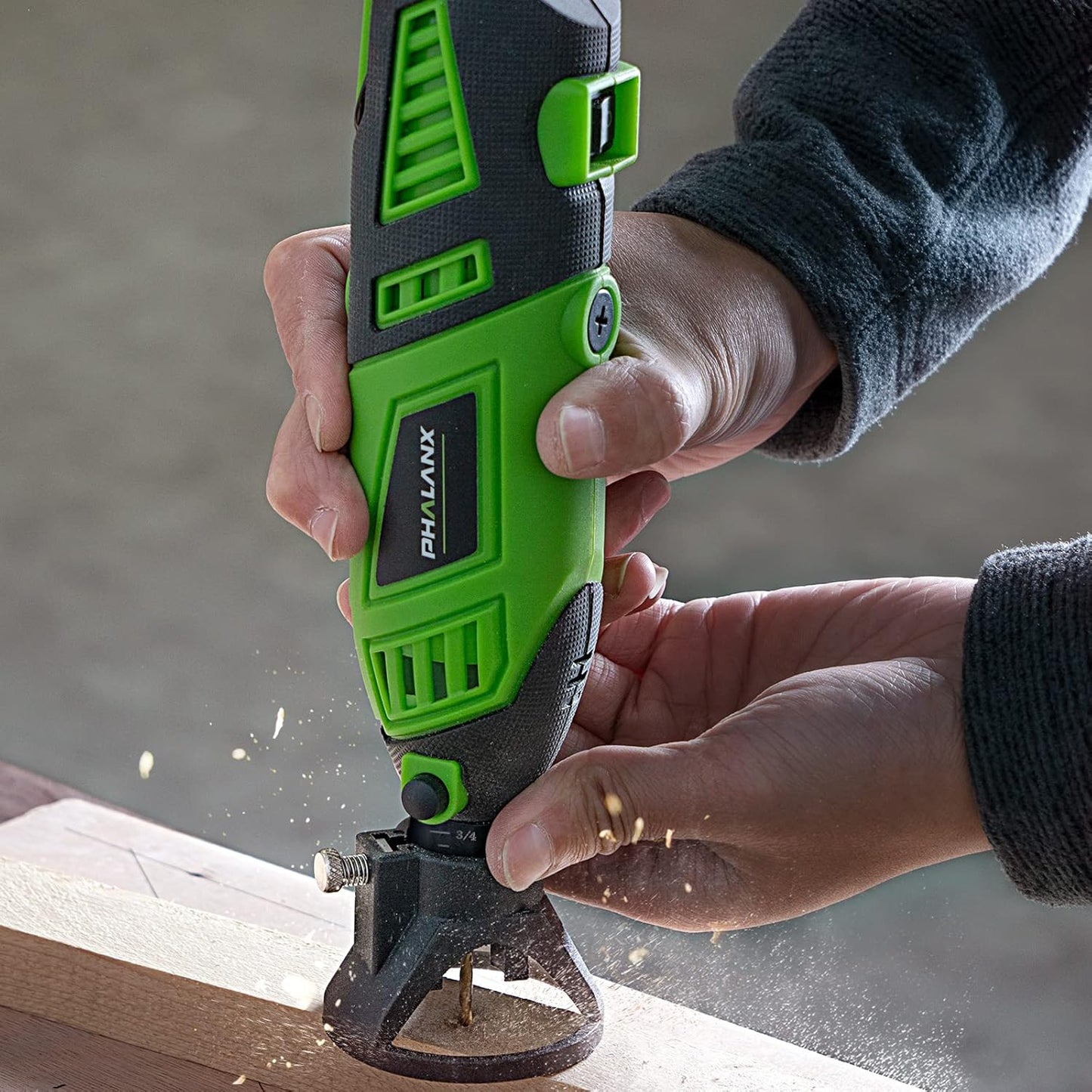 Kit de herramientas rotativas de 180 W, PHALANX de 1.5 amperios 6 velocidades