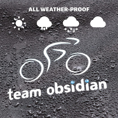 Funda para bicicletas, Team Obsidian, XXL(3 bicis), oxford impermeable.
