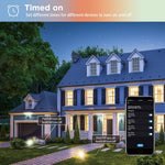 Focos LED para exteriores Lulijay de 30W, Bluetooth Smart, IP66