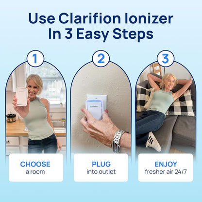 Clarifion - Ionizadores de aire para el hogar (paquete de 6).