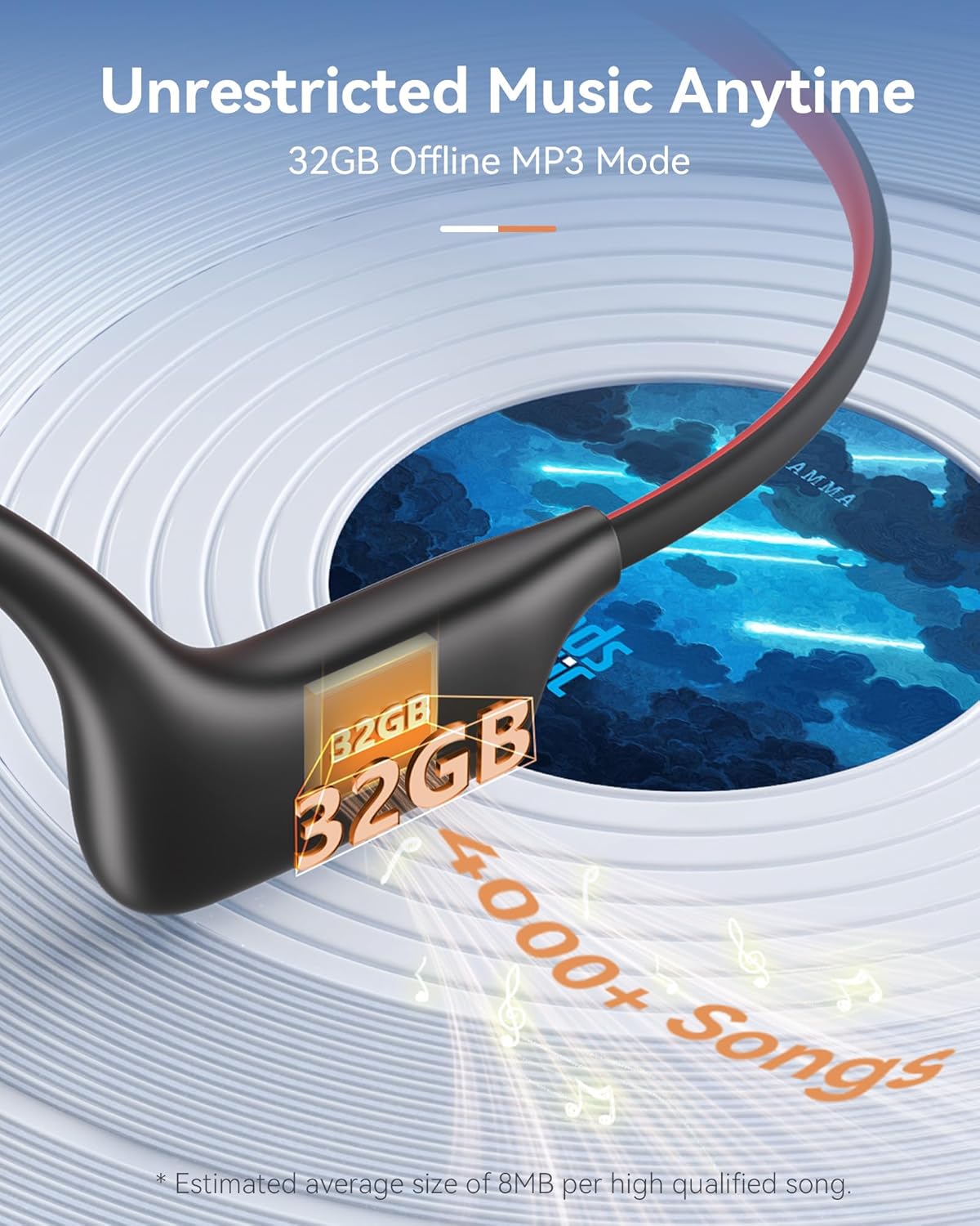 Demicea - Auriculares Deportivos De Oído Abierto Yistao