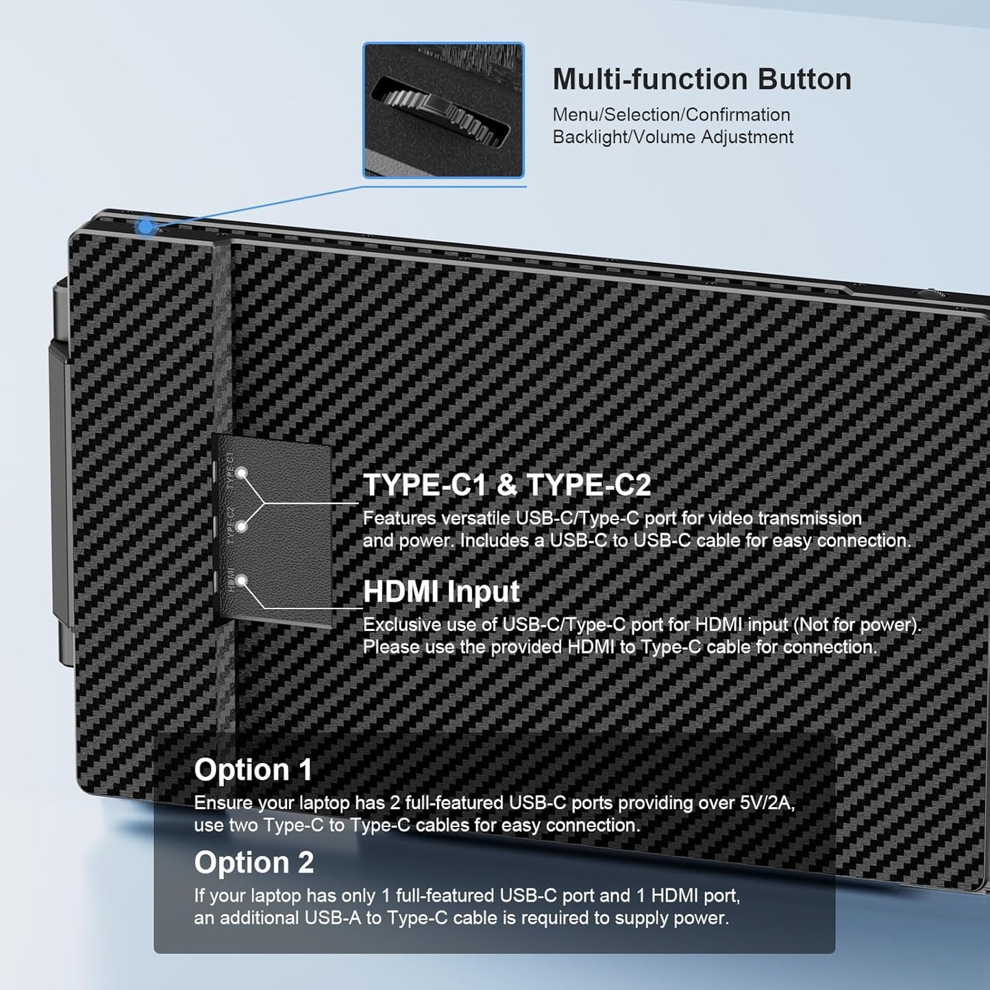 Extensor de pantalla para portátil S3, 14" para laptop Plug and Play.