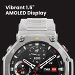 Reloj Inteligente Amazfit T-Rex 3, AMOLED 48 mm, 6 Sistemas satelitales.