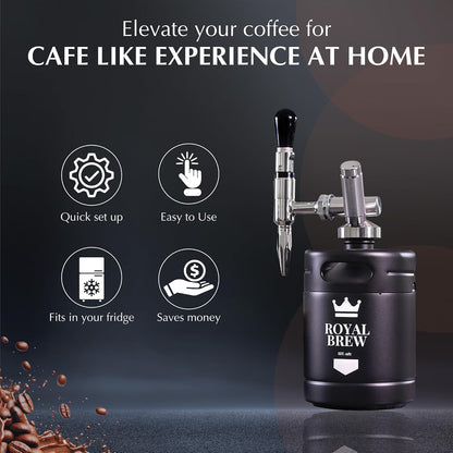 Kit dispensador de café, con sistema de gas nitrógeno, (USADO).