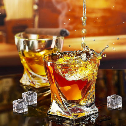 Vasos de whisky Kitnats, Old Fashioned de 10 oZ, set de 4.