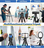 Tripode JOILCAN 67 Pulg Para Camara Y Celular Aluminio