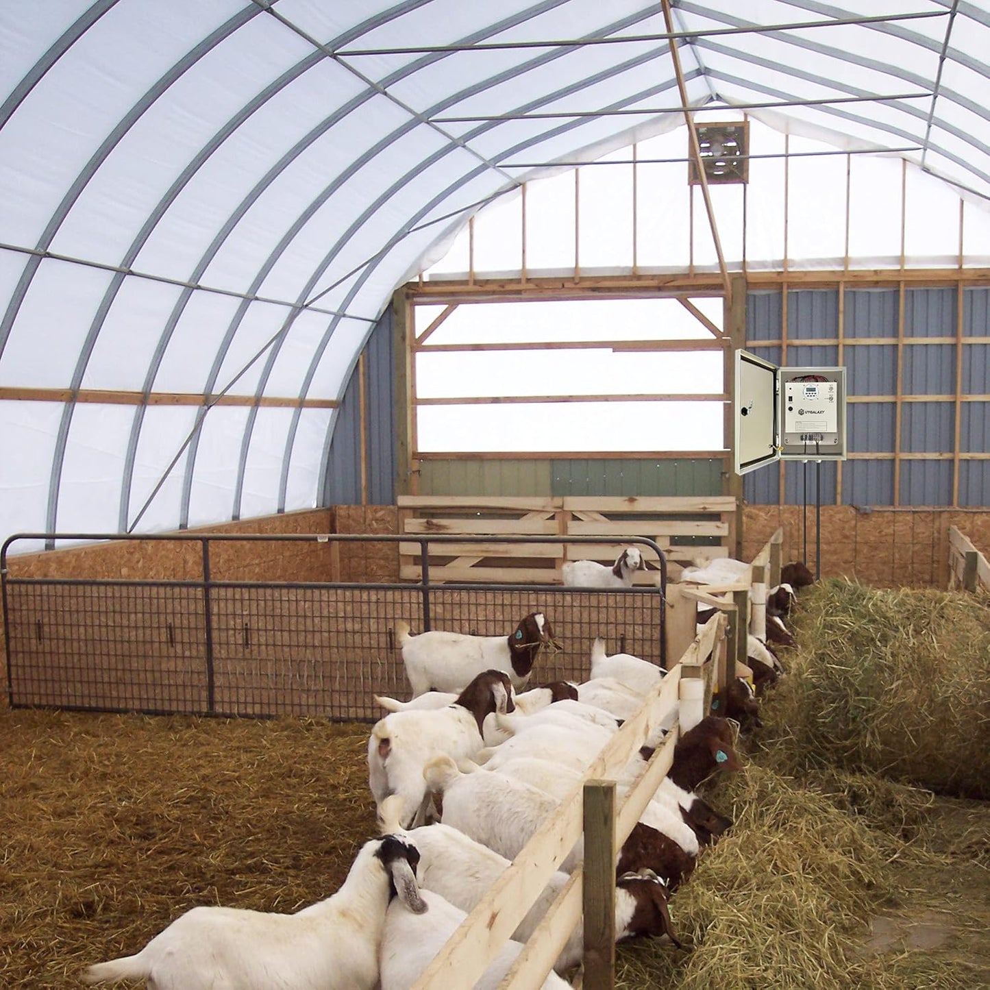 Controlador de temporizador de motor enrollable para invernadero  UYGALAXY