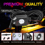 Kit de 12 luces LED-RGB, coche, todoterreno, 4x4, camión,(USADO).
