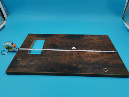 Mesa Consola Delgada con Carga USB Color Madera 1 metro.