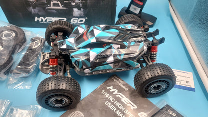 HYPER GO H16PL Buggy RC 4WD Brushless 1/16 RTR 38mph 2S