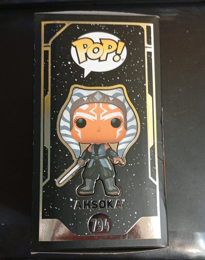 Figura Funko Pop, Star Wars Ahsoka 794, coleccionable.