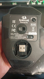 Mouse inalámbrico para juegos, Redragon M901P-KS, botones laterales