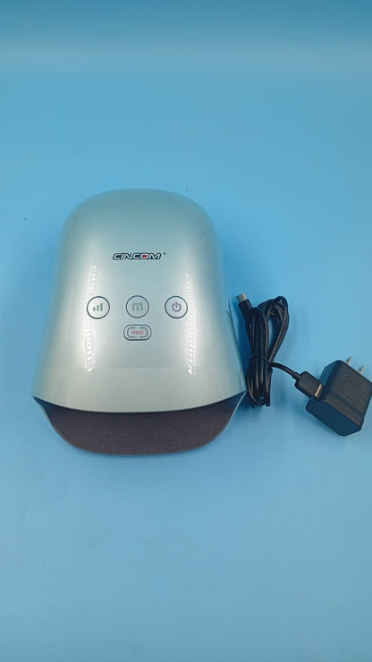 Masajeador De Manos Cincom CM-026H-BU, Con Calor Y Compresión