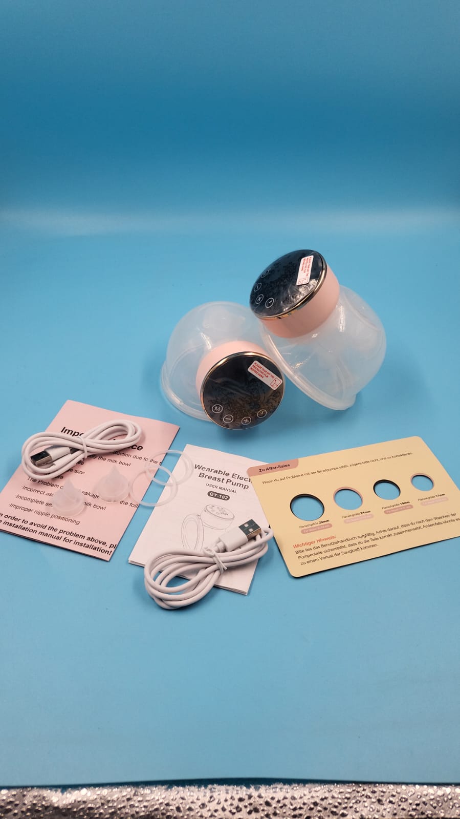 Extractor de leche portátil NaNaLazy, manos libres, eléctrico, Brida 24mm.