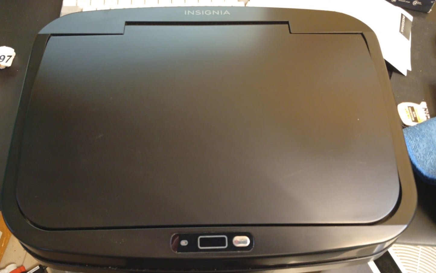 Basurero automático de 13 galones, Acero inoxidable, Insignia.(USADO).