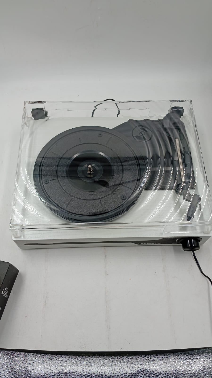 Reproductor de discos de vinilo con altavoces externos, Udreamer.