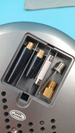 Bomba de aire portátil, conector de encendedor, Giraffetools 12V.