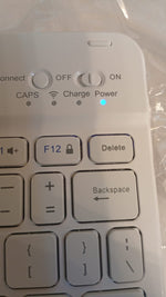 Funda Kenke para iPad de 11", con teclado, Bluetooth, portalápices.(USADO).