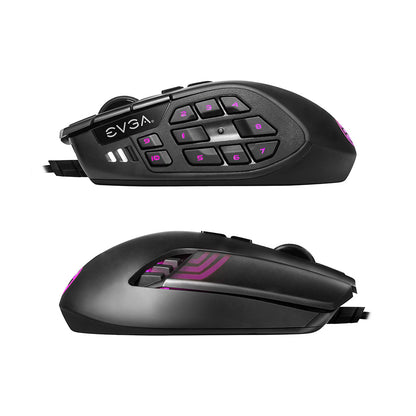 Mouse Gamer EVGA X15 MMO 16000 DPI 20 Botones RGB