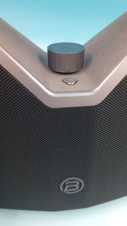 Altavoz Bluetooth portátil de 80 W, compatible con AUX/USB.