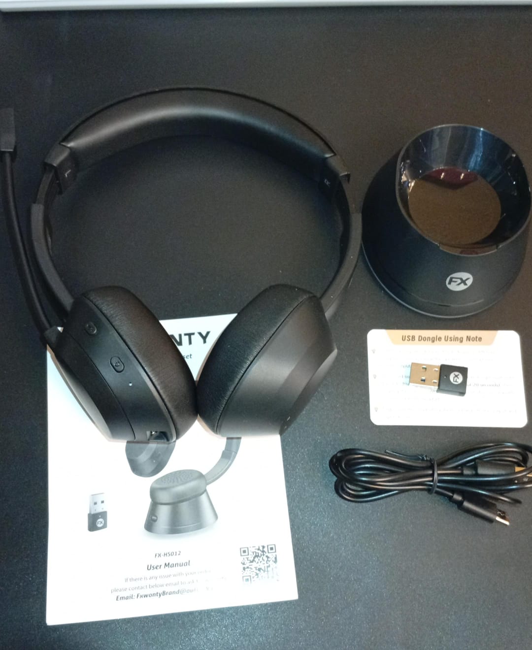 Auriculares inalámbricos Bluetooth con micrófono, FXwonty.