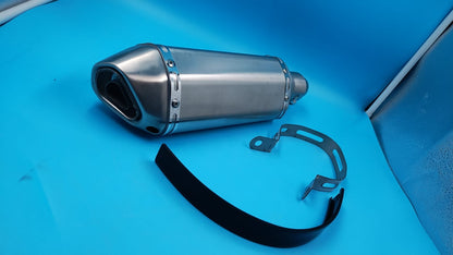 Silenciador deslizante para motocicleta, escape universal, 1.5-2".