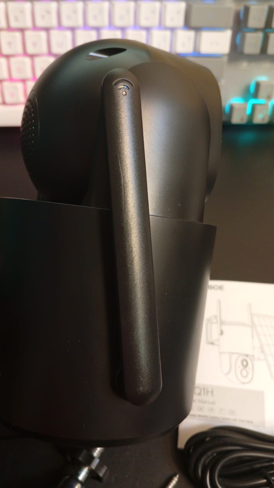 Cámara de seguridad inalámbrica, exterior, solar, WiFi (USADA).