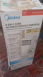 Aire Acondicionado Midea, Portátil de 7,000 BTU (10,000 ASHRAE) 115V