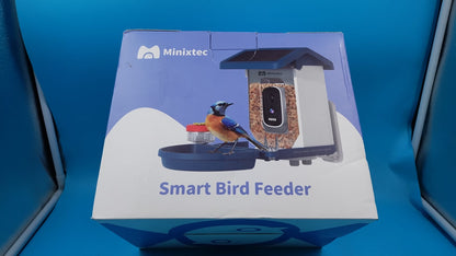 Comedero Inteligente Para Pájaros Minixtec, Con Cámara, Solar.
